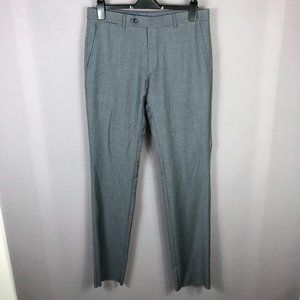 Tommy Hilfiger Gray Small Check Dress Pants Size 33W